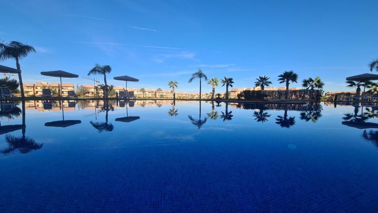 Appartement De Luxe Avec Jardin Vue Sur La Piscine Golf Securise 24H Sur 24 A 5 Minutes De L Aeroport Marrakesch Exterior foto