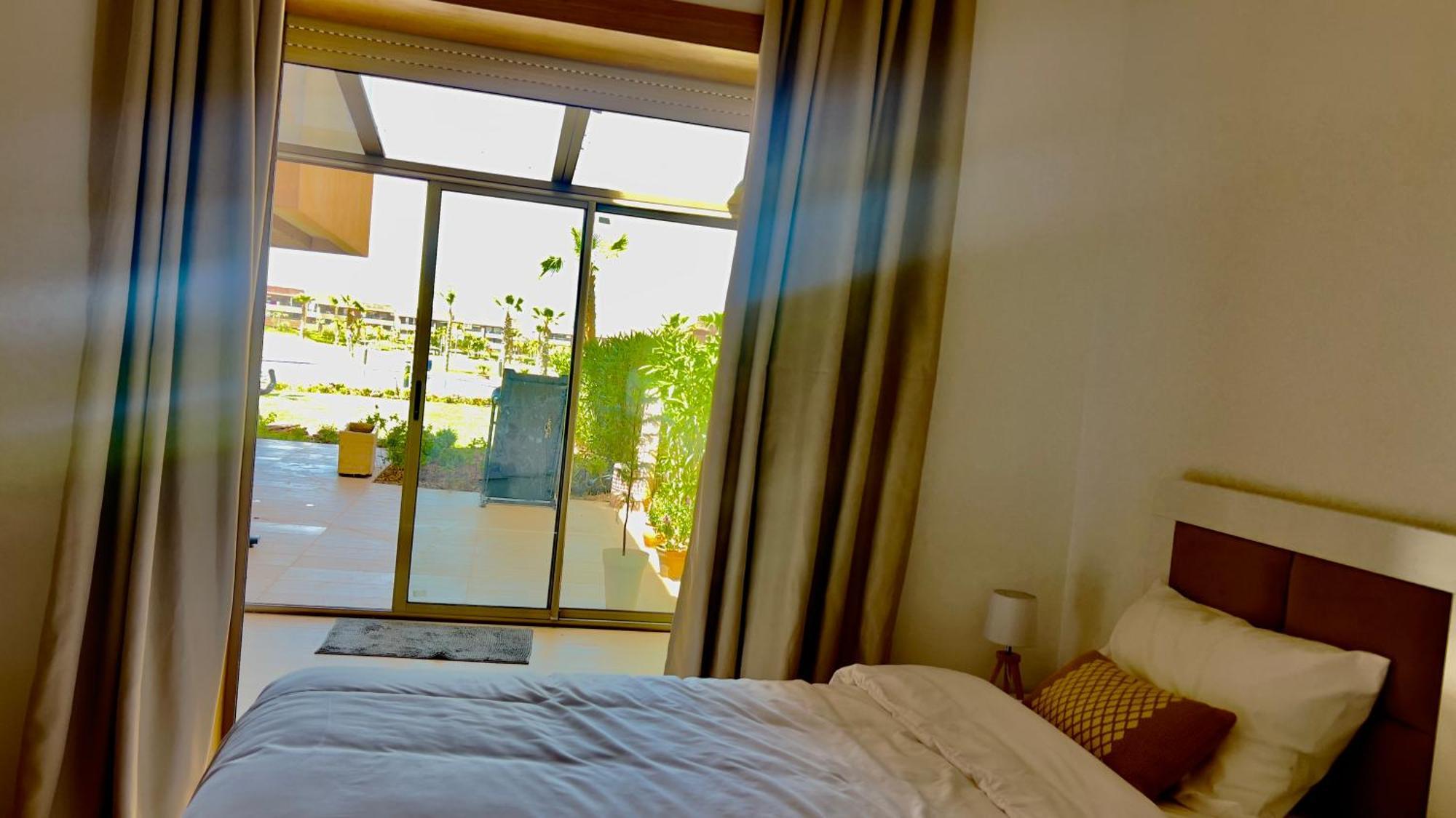 Appartement De Luxe Avec Jardin Vue Sur La Piscine Golf Securise 24H Sur 24 A 5 Minutes De L Aeroport Marrakesch Exterior foto