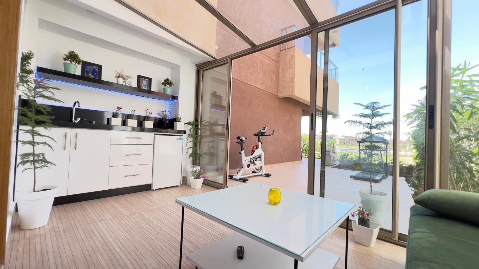 Appartement De Luxe Avec Jardin Vue Sur La Piscine Golf Securise 24H Sur 24 A 5 Minutes De L Aeroport Marrakesch Exterior foto
