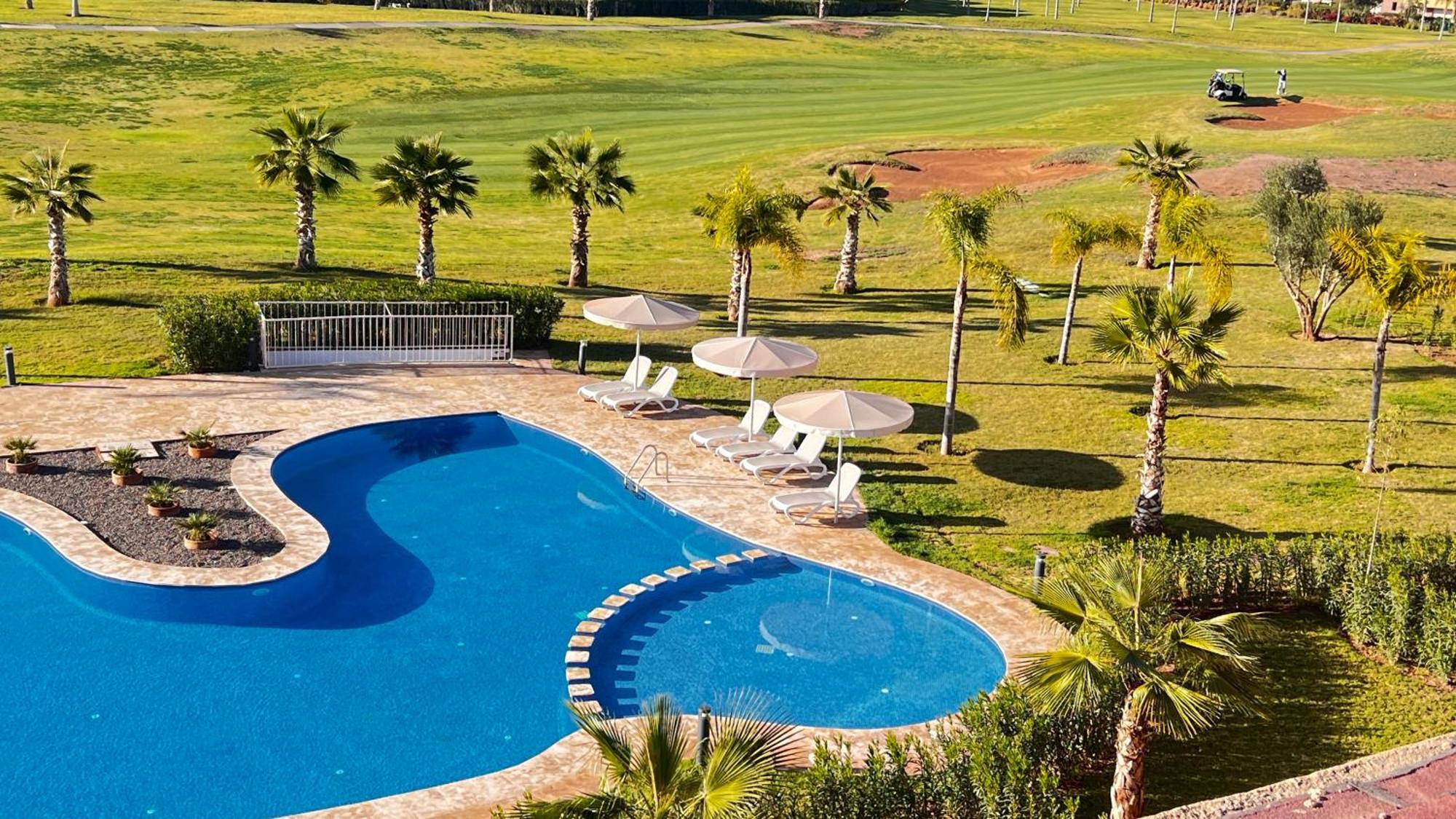 Appartement De Luxe Avec Jardin Vue Sur La Piscine Golf Securise 24H Sur 24 A 5 Minutes De L Aeroport Marrakesch Exterior foto